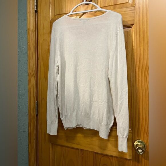 George brand size XL rhinestone embellished lightweight sweater - Picture 8 of 9